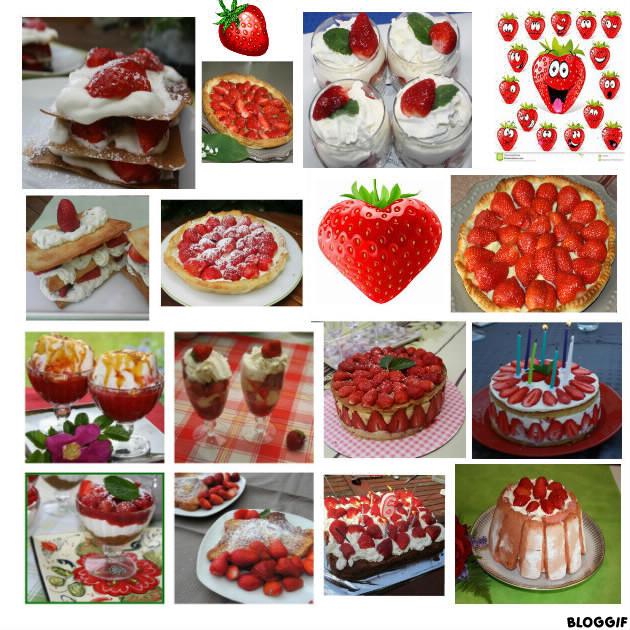 Envie de dessert aux fraises? En voici, en voila!!!