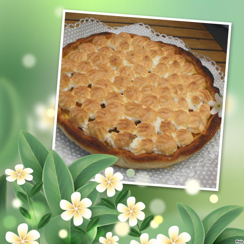 Ma tarte du week-end...