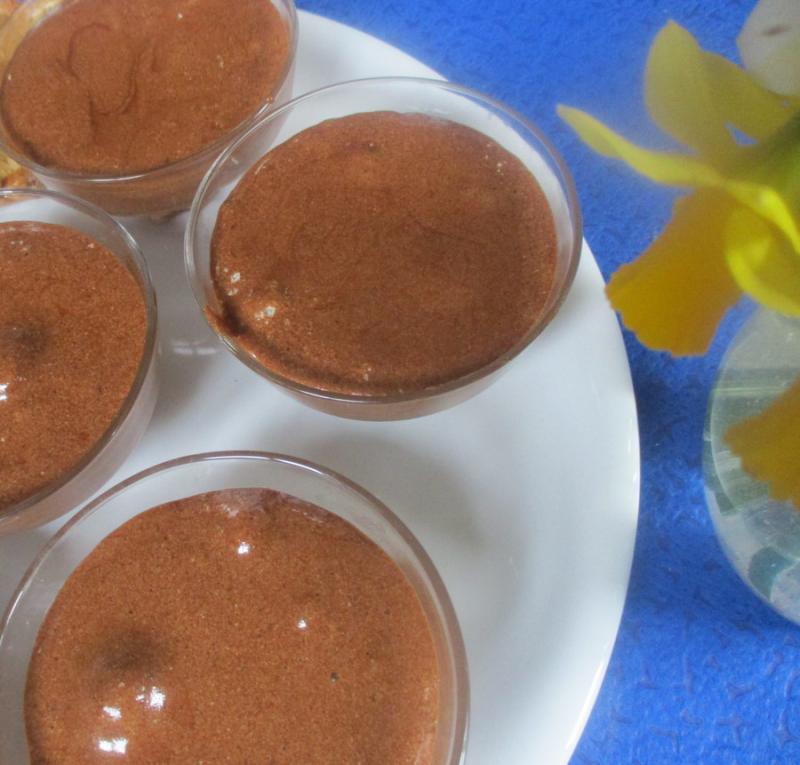 Mousse au chocolat et aux spculoos (ou autres sabls!)