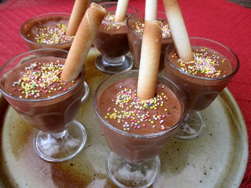 Mousse au chocolat simplissime!