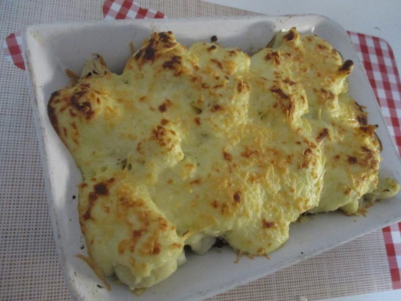 Parmentier au chou-fleur.