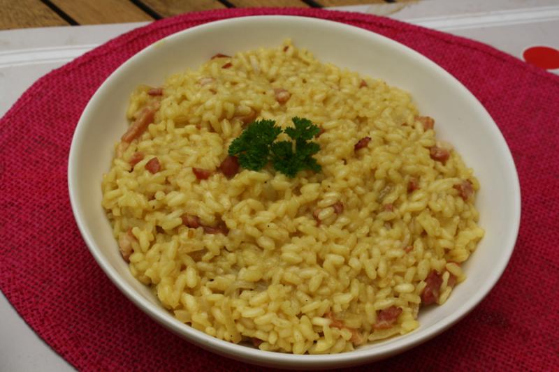 Risotto au safran.