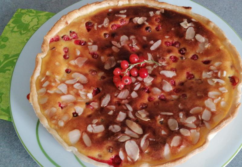 Tarte aux groseilles.