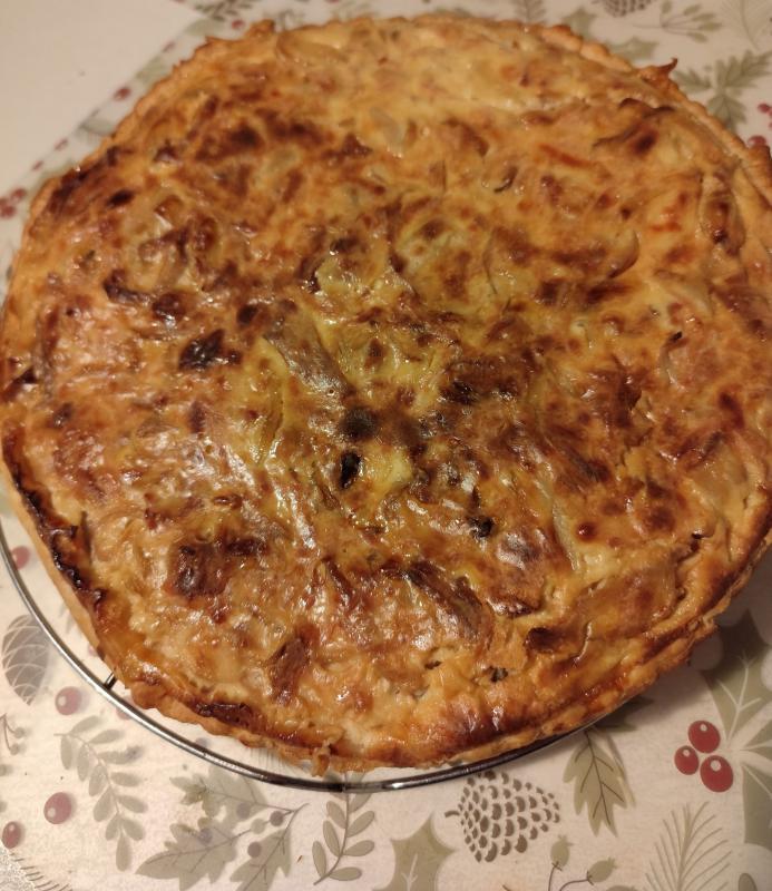 Tarte fondante � l\'oignon 