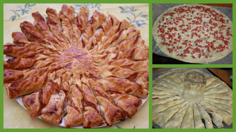 Tarte soleil au gorgonzola