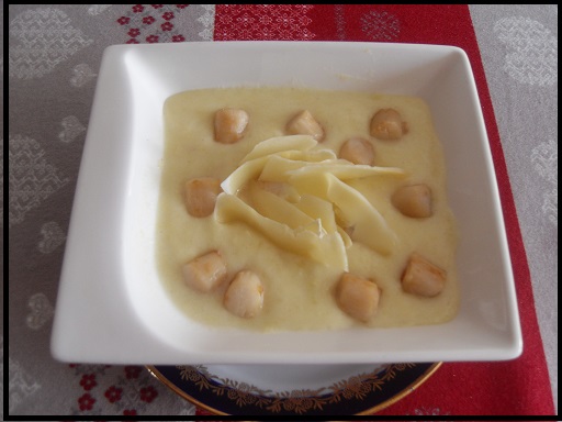 Coquille St Jacques et betternut