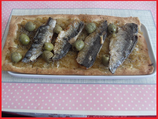 Pissaladire aux sardines fraches