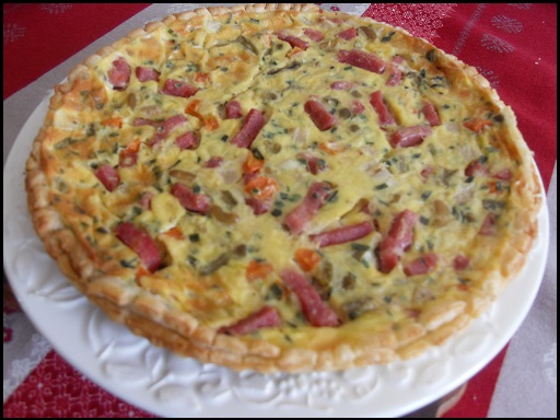 Quiche a la macdoine de lgumes