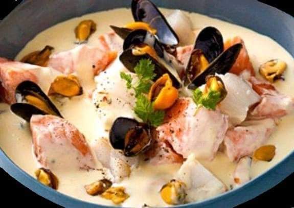 Blanquette de poisson aux moules..... Poisson