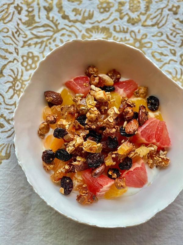 a vous tente un granola de Nol maison aux agrumes ? ....dessert