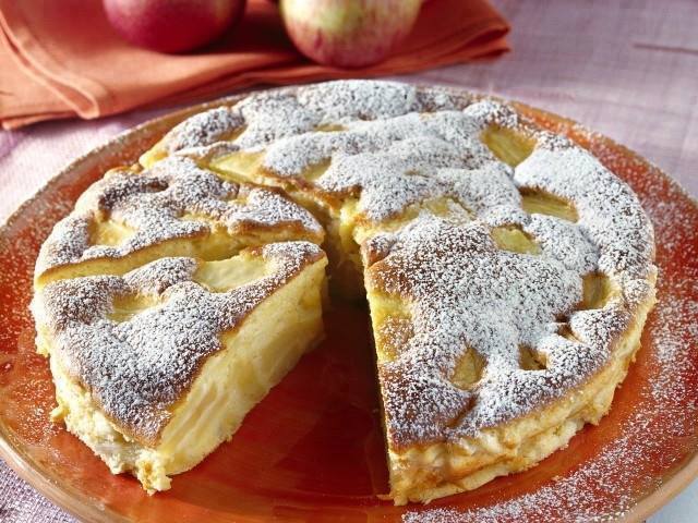 flan aux pommes