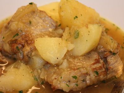 mijot de veau olives avec fenouil et pomme de terre 