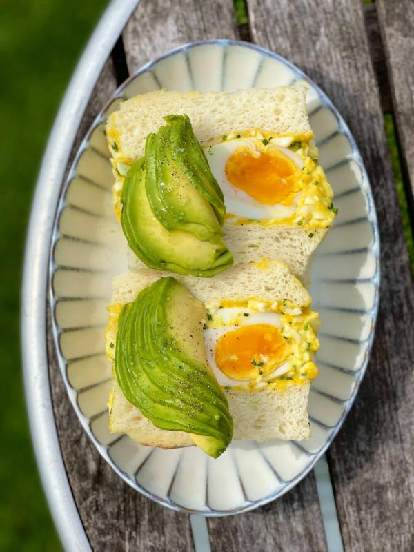 Mon fluffy avocado toast 