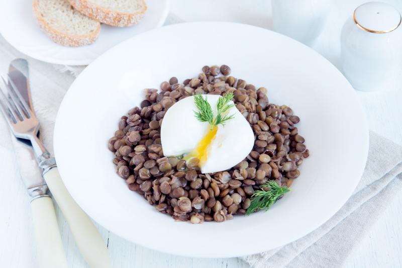 salade de lentilles automnal