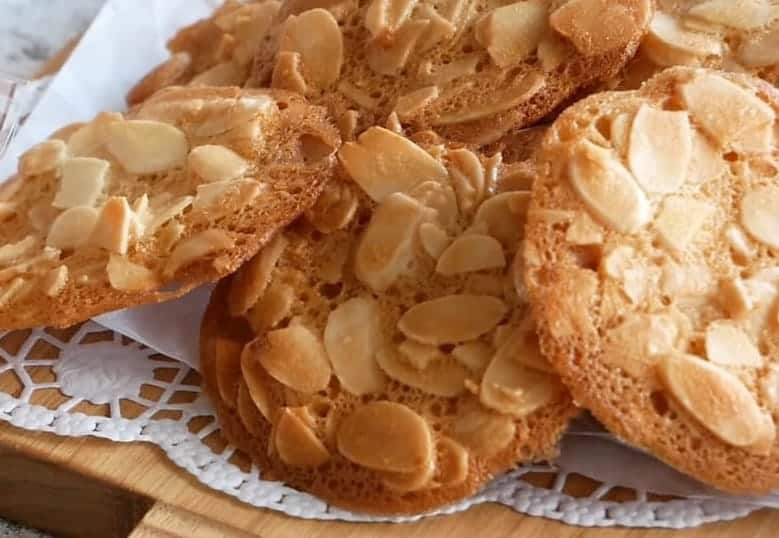 Tuiles aux amandes ....dessert