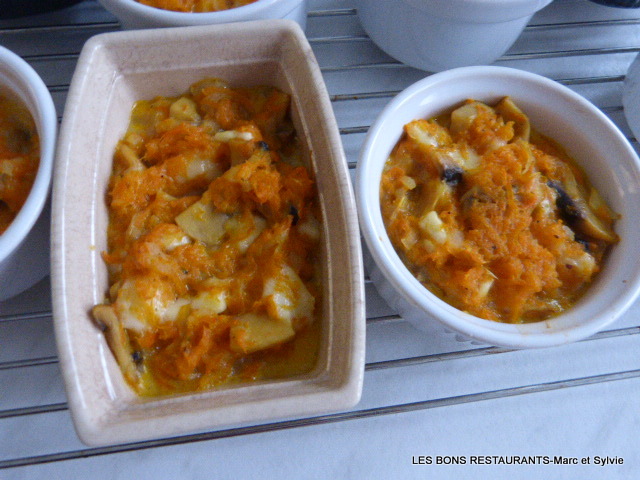 ATELIER CUISINE-Flan de Carottes et Champignons  la Tomme de Chvre