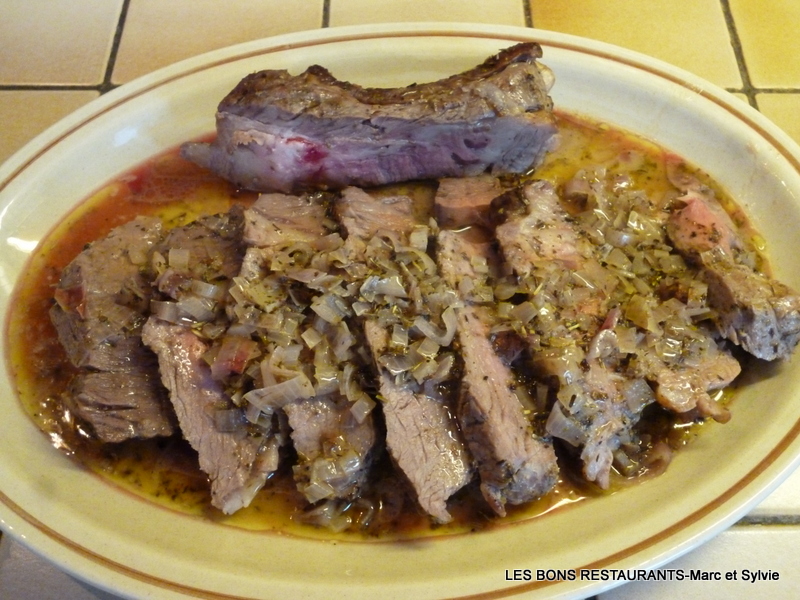 CTE DE BOEUF AU BEURRE DE THYM