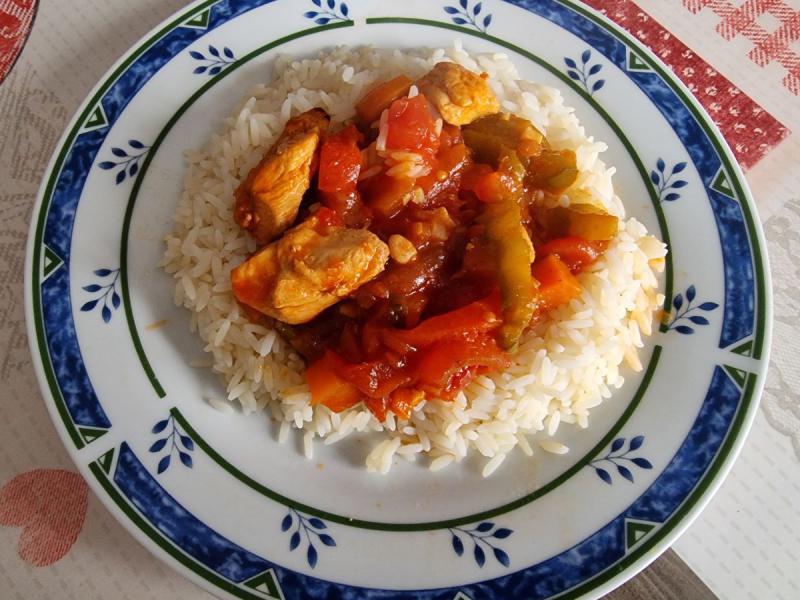 �minc� de volaille fa��n basquaise