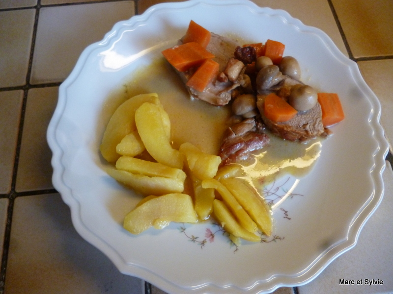 FILET MIGNON DE PORC AU CIDRE ET AUX POMMES