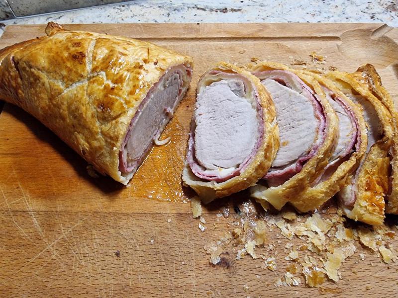 Filet mignon en cro�te jambon et fromage