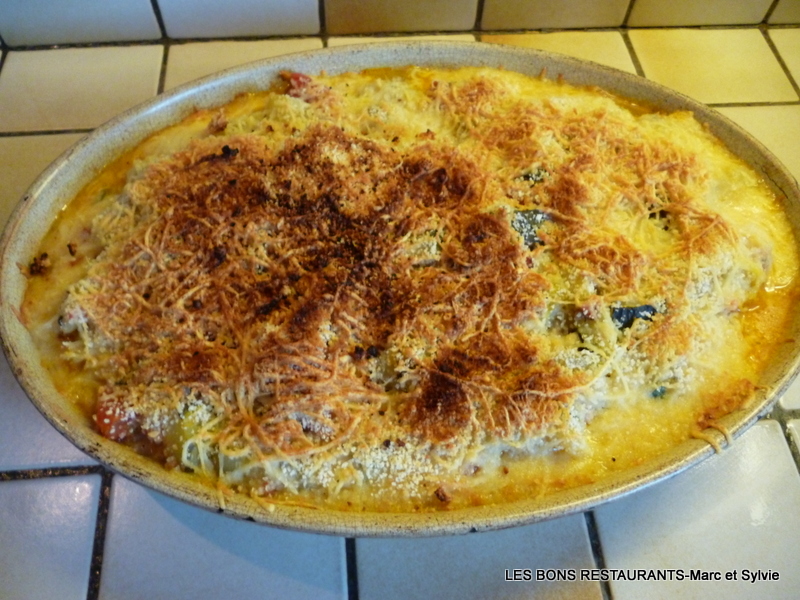 GRATIN DE COURGETTES ET TOMATES