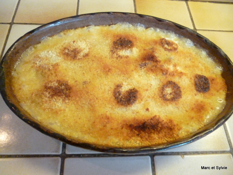 GRATIN DE DOS DE CABILLAUD