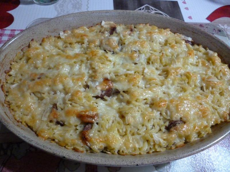 GRATIN DE RISONIS AU BEAUFORT