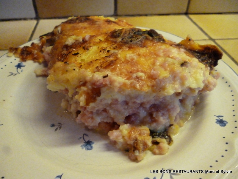 HACHIS PARMENTIER AU JAMBON