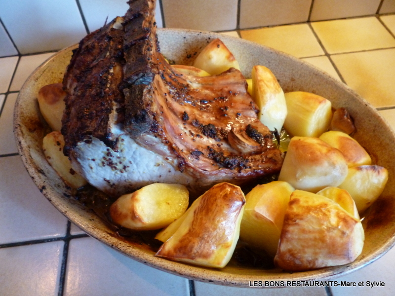 LONGE DE PORC  LA MOUTARDE ET AUX HERBES