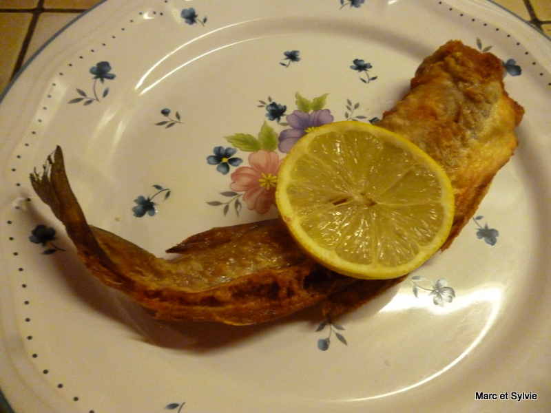 MERLAN FRIT et CITRONN