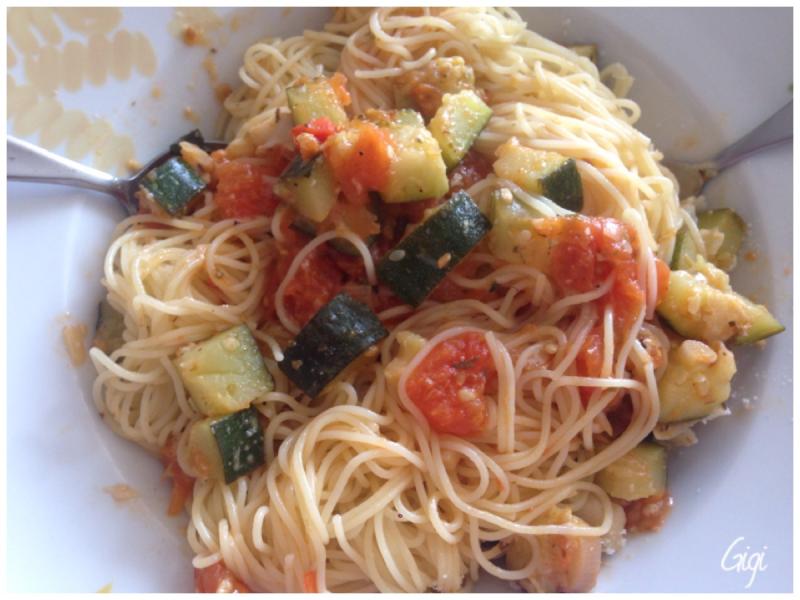 MES RECETTES ET VOUS-Spaghettis  la provenale de Gigi