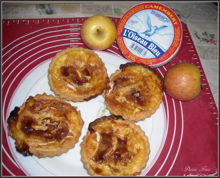 MES RECETTES ET VOUS-Tarte Camembert et Pommes de Danie