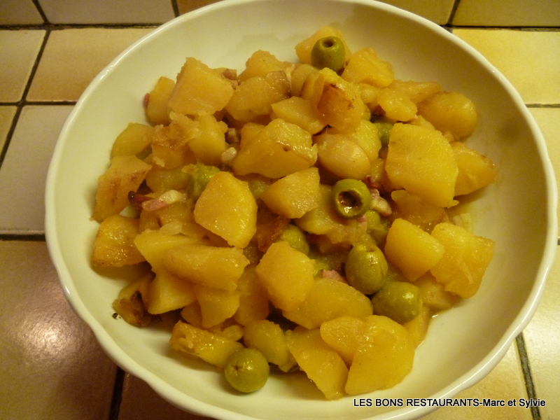 MIJOTE  DE POMMES DE TERRE AUX LARDONS