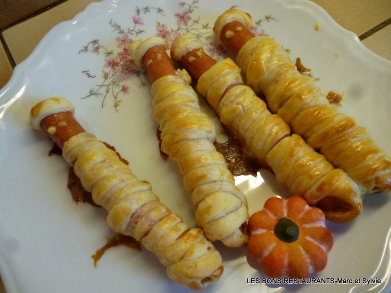 MOMIES D\'HALLOWEEN ou FEUILLETS DE SAUCISSES