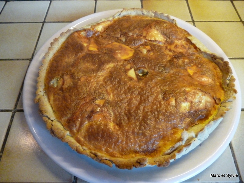 QUICHE AUX TROIS FROMAGES PTE BRISE AUX NOIX