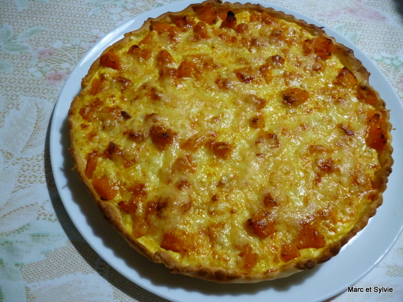 QUICHE CANTAL POTIMARRON de Laurent MARIOTTE