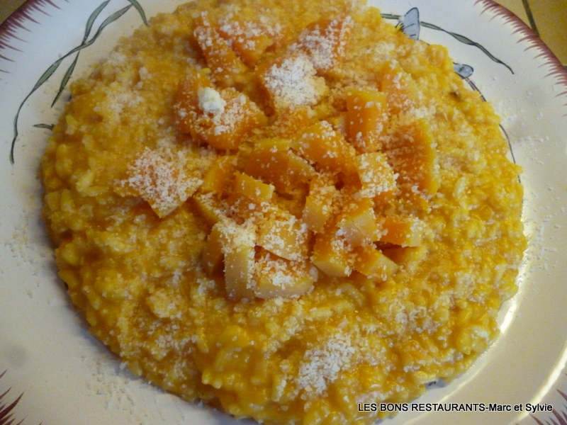 RISOTTO  LA COURGE BUTTERNUT