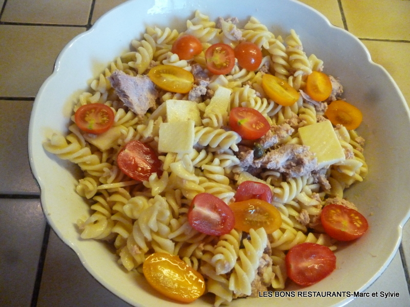 SALADE DE PTES THON CPRE ET PARMESAN