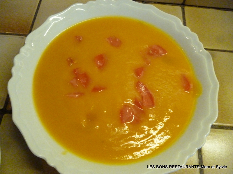 SOUPE PICE  LA PATATE DOUCE