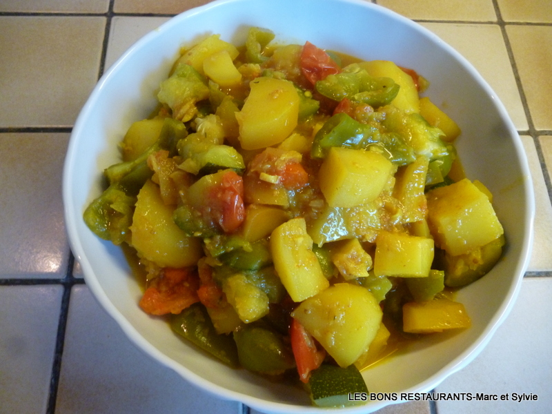 TAJINE DE POMMES DE TERRE AUX LGUMES D\'T