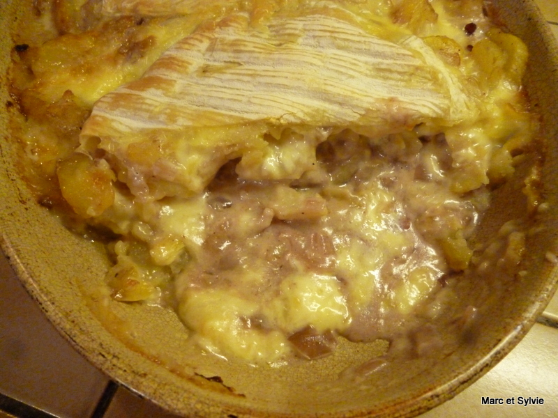 TARTIFLETTE AU VIN ROUGE