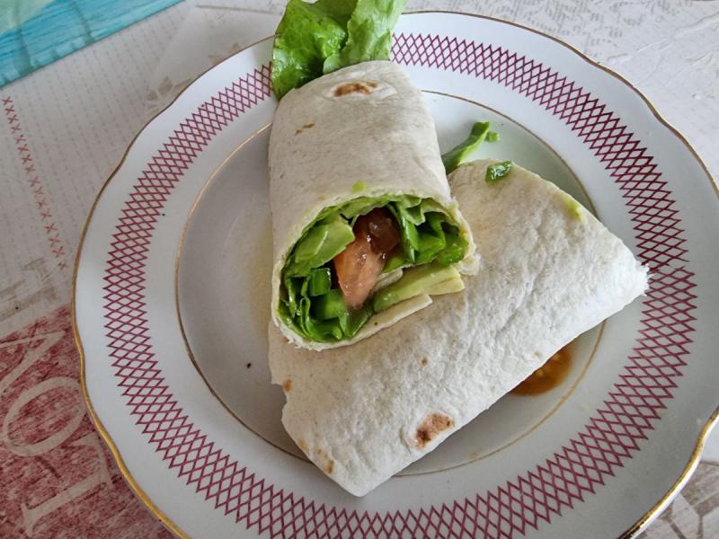 Wraps aux l�gumes d\'�t�