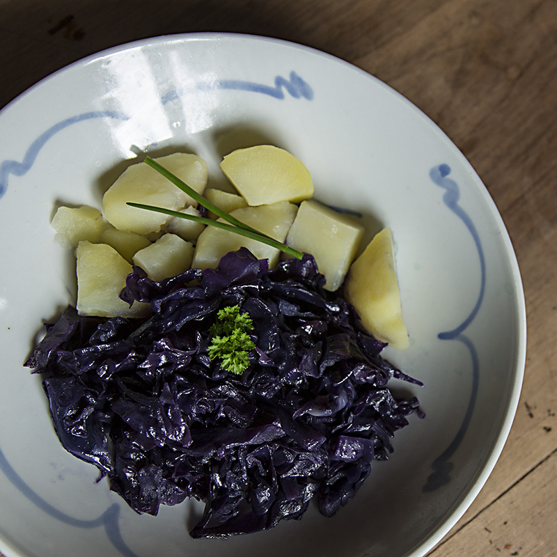 Fondue de chou rouge (vgan - sans gluten)