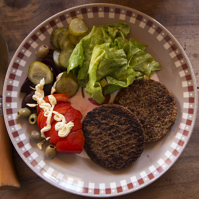 Galettes de quinoa  