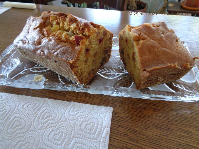 Cake aux fruits confits