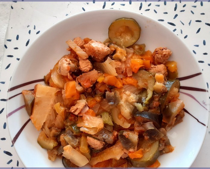 Dinde aux l�gumes du soleil