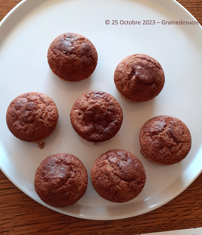 Muffins banane et noix