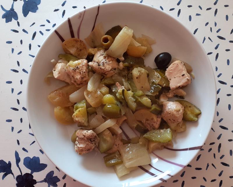 Poulet citrons confits