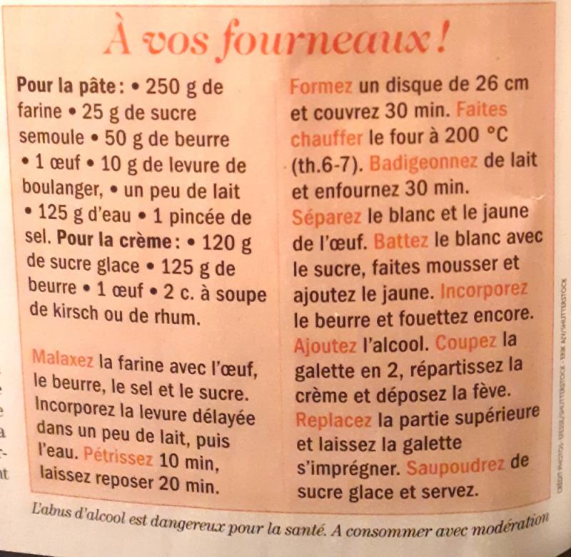 Recette de la galette au beurre