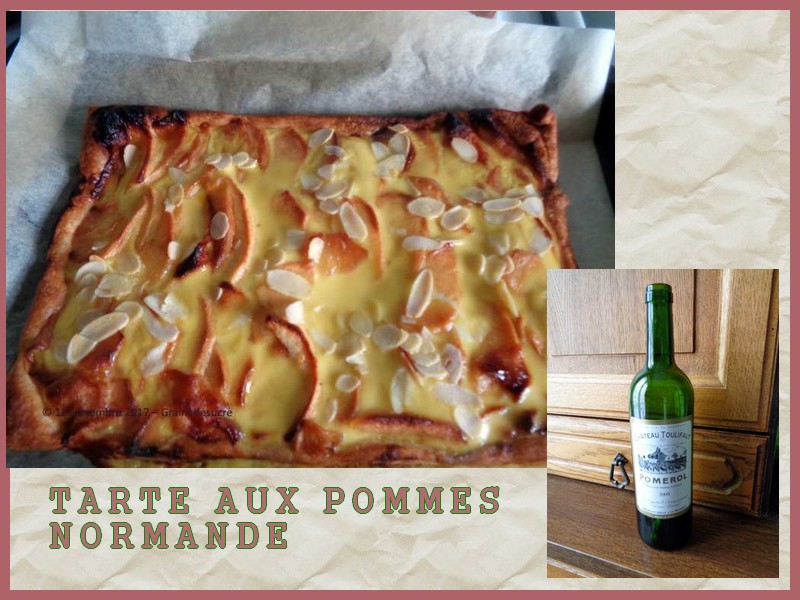 tarte aux pommes normande